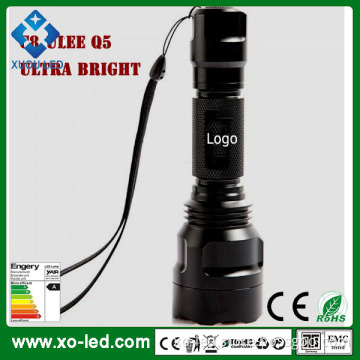 5 Modes C8 CREE Q5 Flashlight LED Rechargeable Torch Light